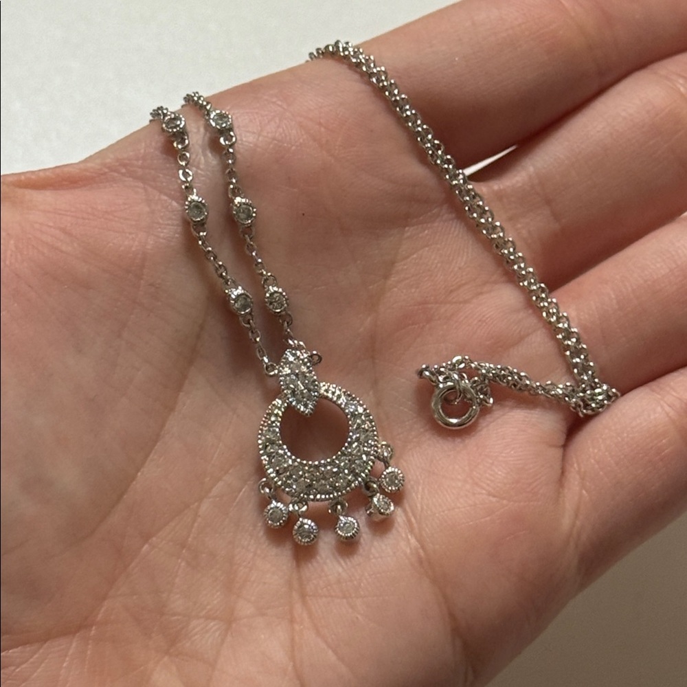 Elegant Sterling Silver 925 Pendant Necklace